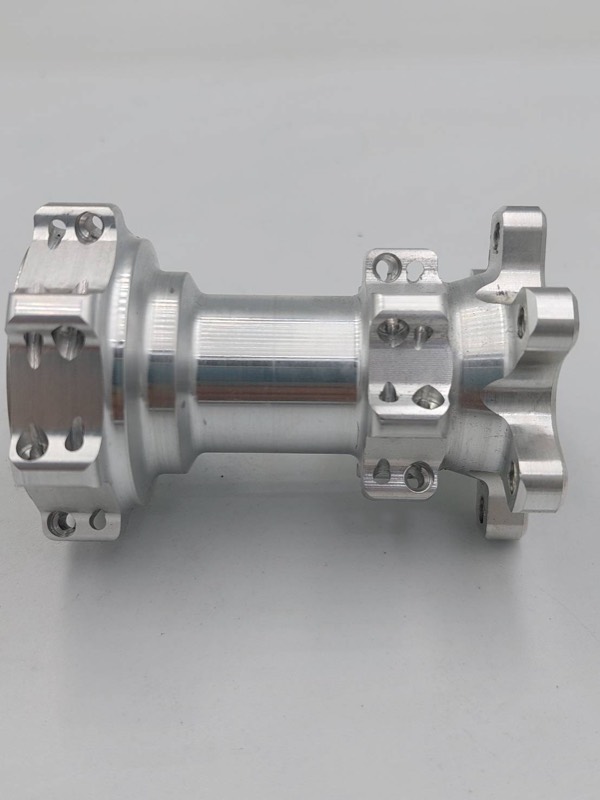 CNC machined aluminum precision hub axle