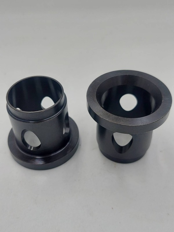 CNC machined aluminum distributor block
