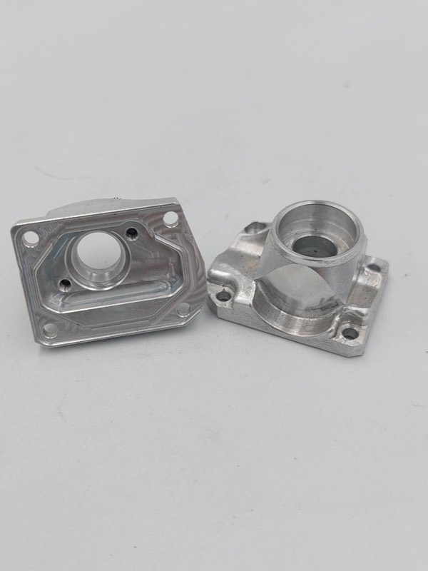 CNC machined aluminum flange base