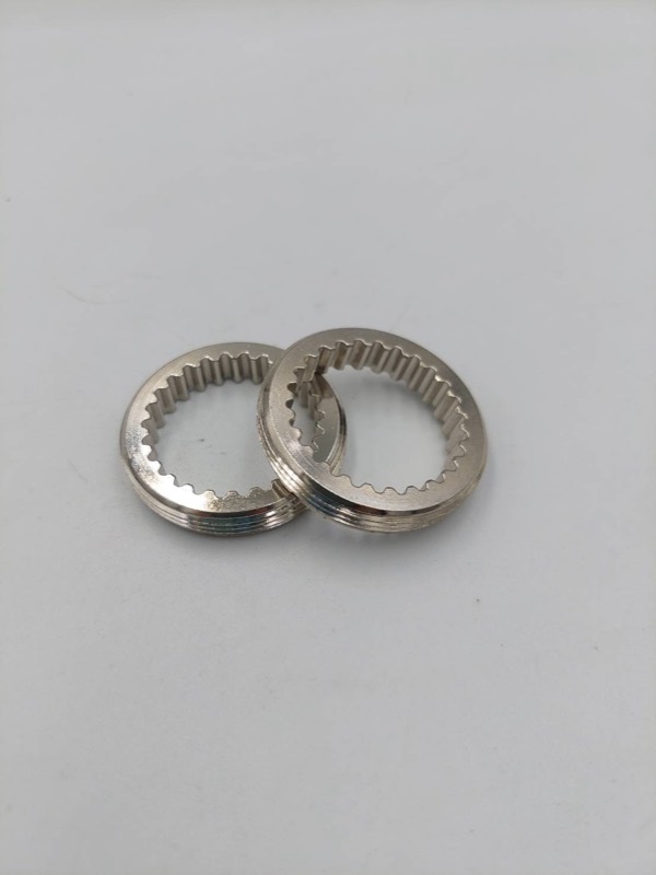 CNC machined stainless steel bicycle threaded cap