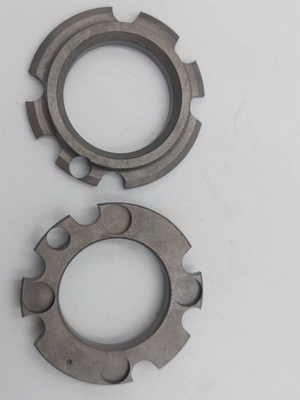 CNC machined steel bicycle lock ring